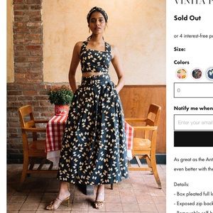 Rachel Antonoff Vinita Skirt in Farfalle size 10